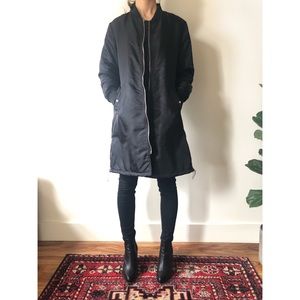 🚫SOLD🚫 Long Oversized Bomber Jacket